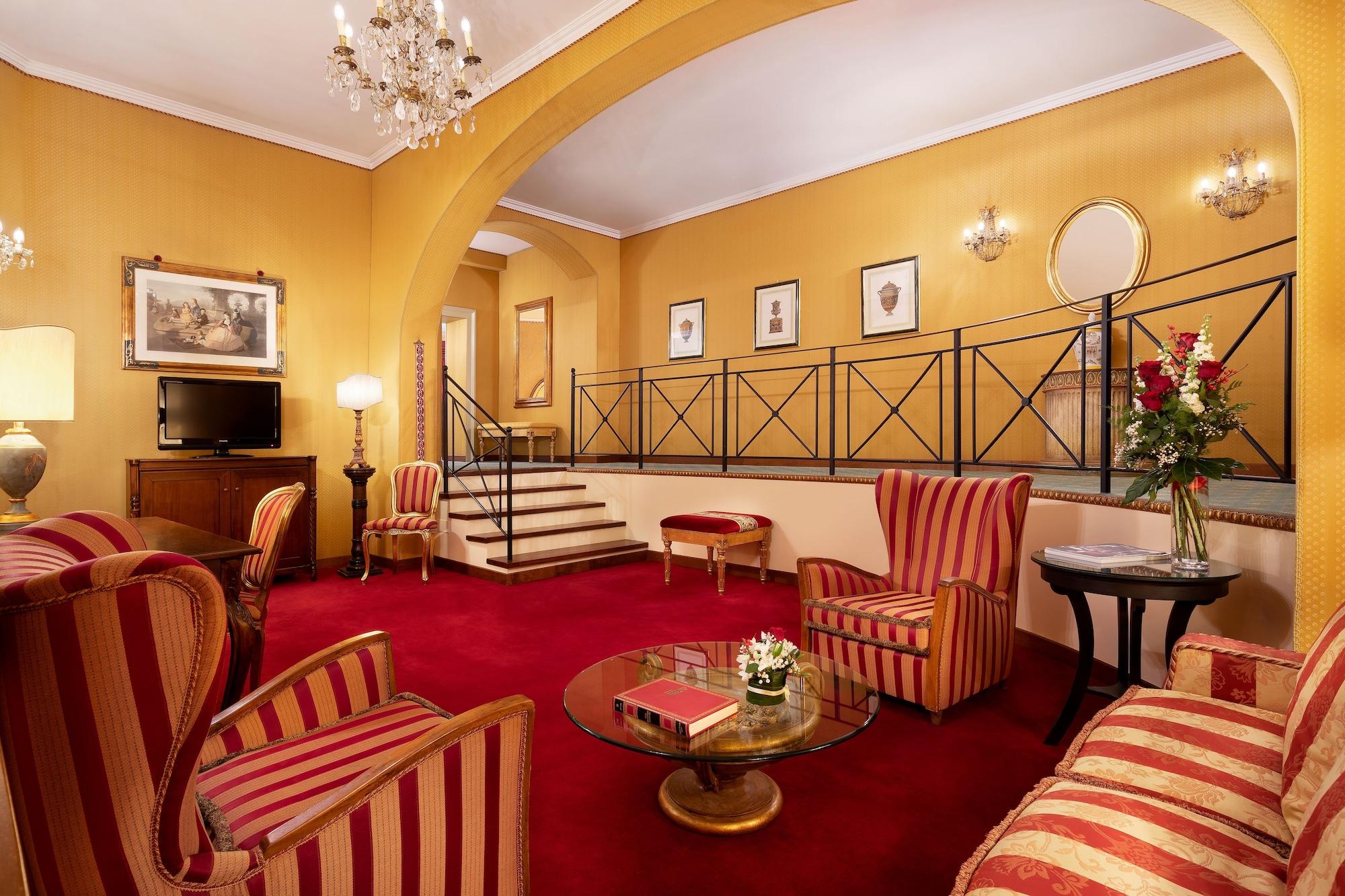 Hotel Sina Brufani Perugia Esterno foto The lounge at the Grand Hotel