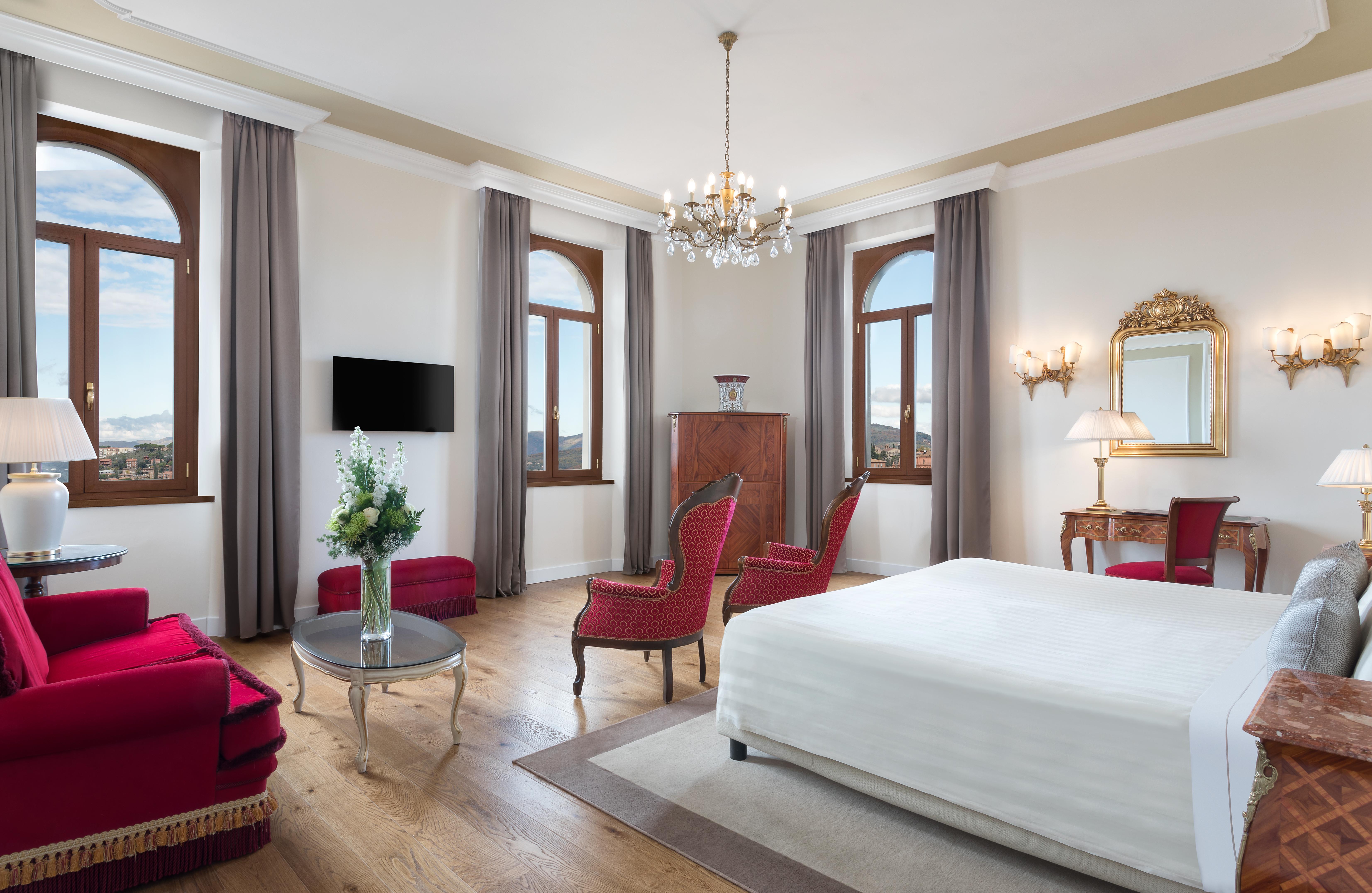 Hotel Sina Brufani Perugia Esterno foto A room at the hotel