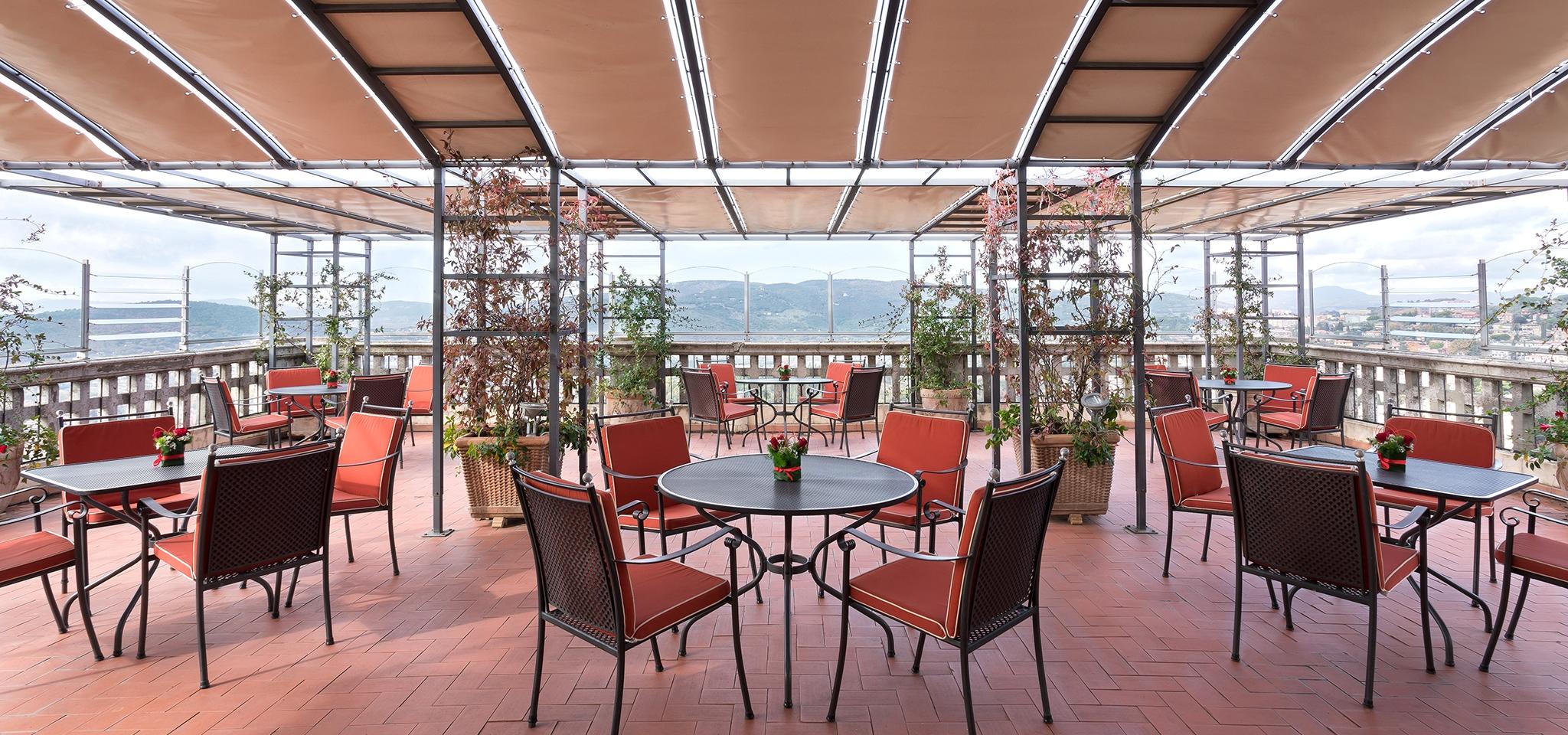 Hotel Sina Brufani Perugia Esterno foto The Terrace